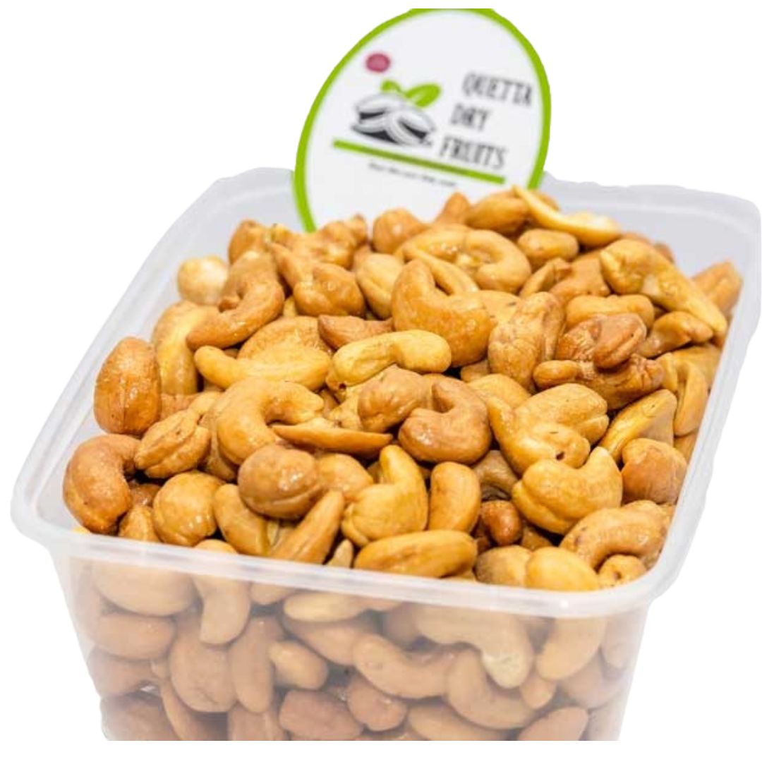 Roasted Salted Cashews (Kaju) – 500g Premium Namkeen Kaju Nuts | Wahjee Sourced