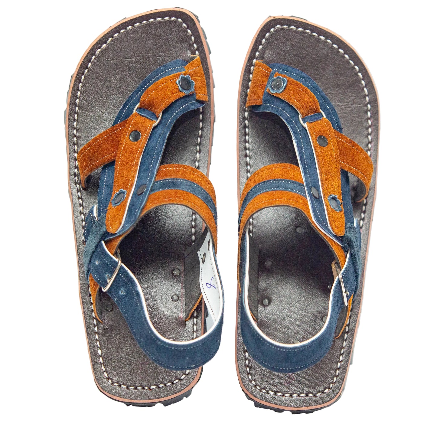 Balochi Chawat Sandal for Men – Brown Suede Leather | Style 4