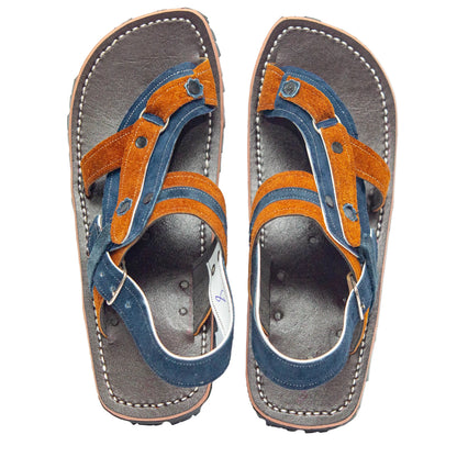 Balochi Chawat Sandal for Men – Brown Suede Leather | Style 4