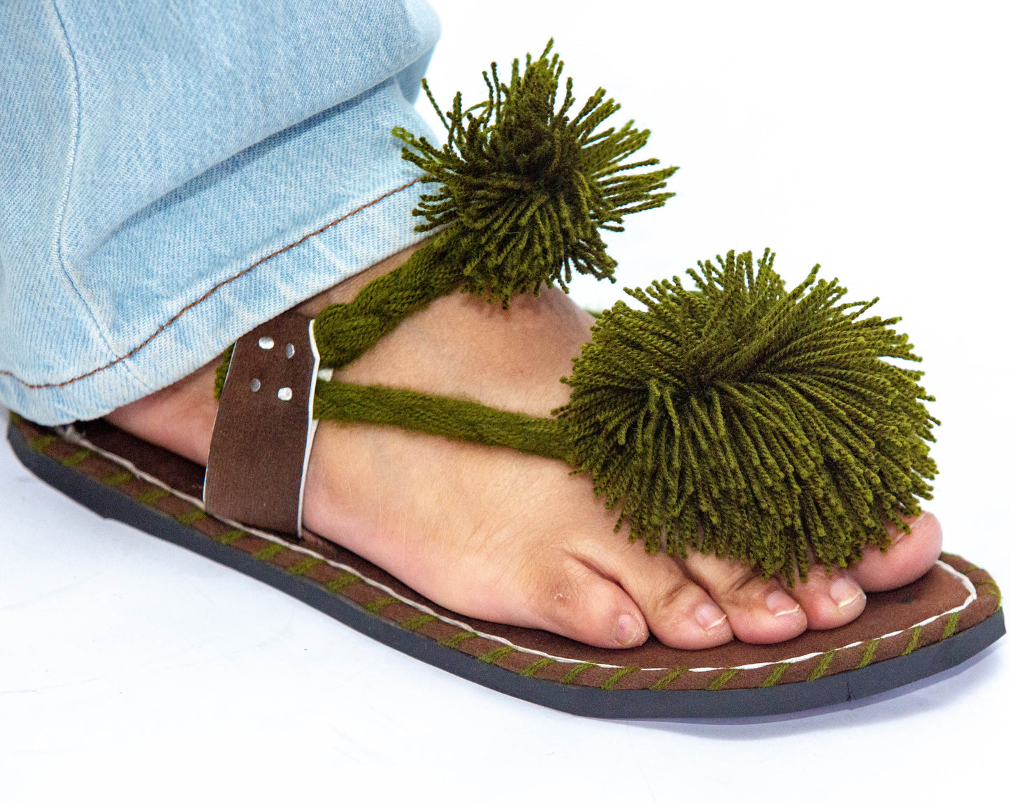 Women's Balochi Chawat Chappal – Handmade | Multi Color