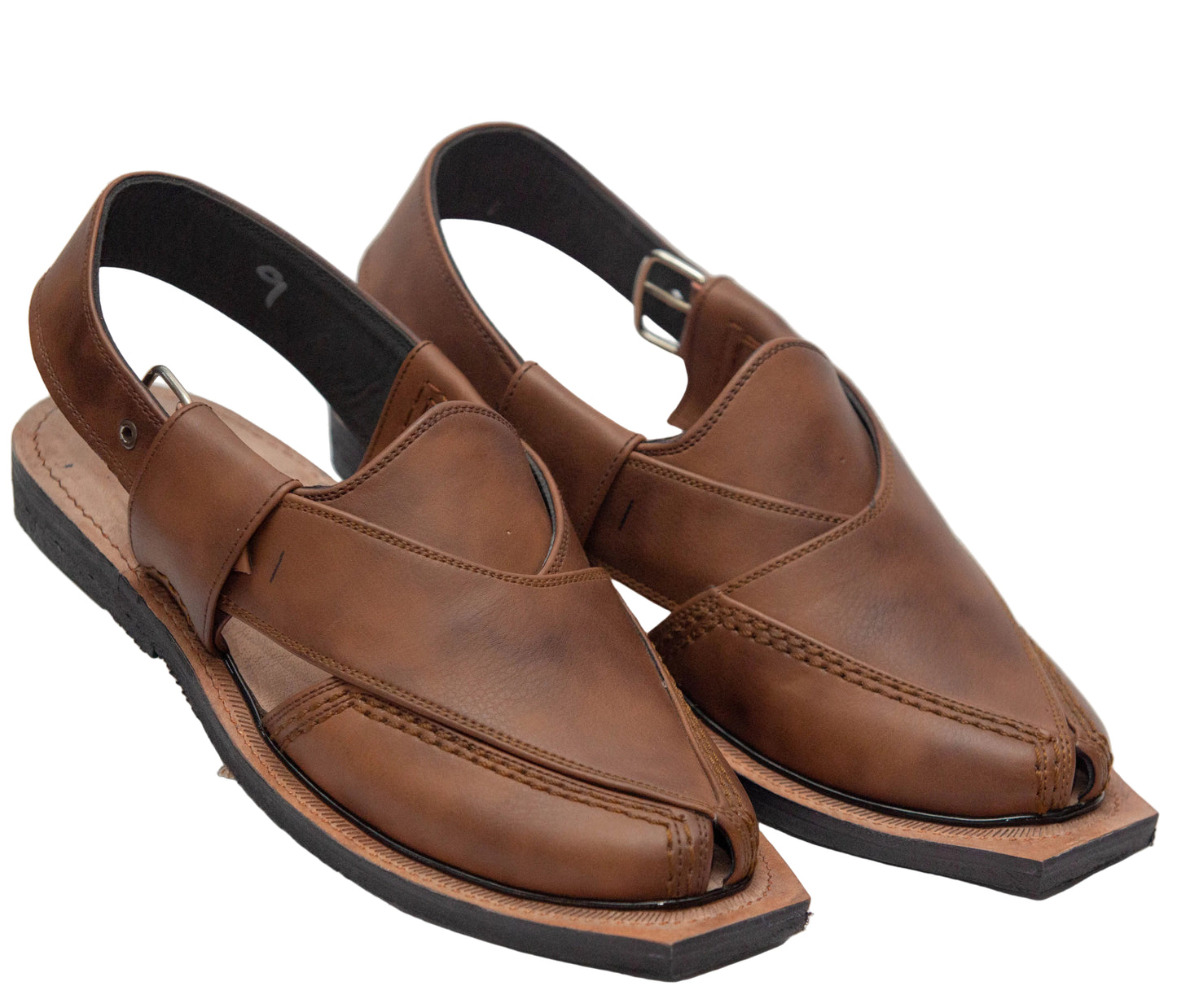 Norozi Chappal for Men – Premium Genuine Leather | Tyre Sole