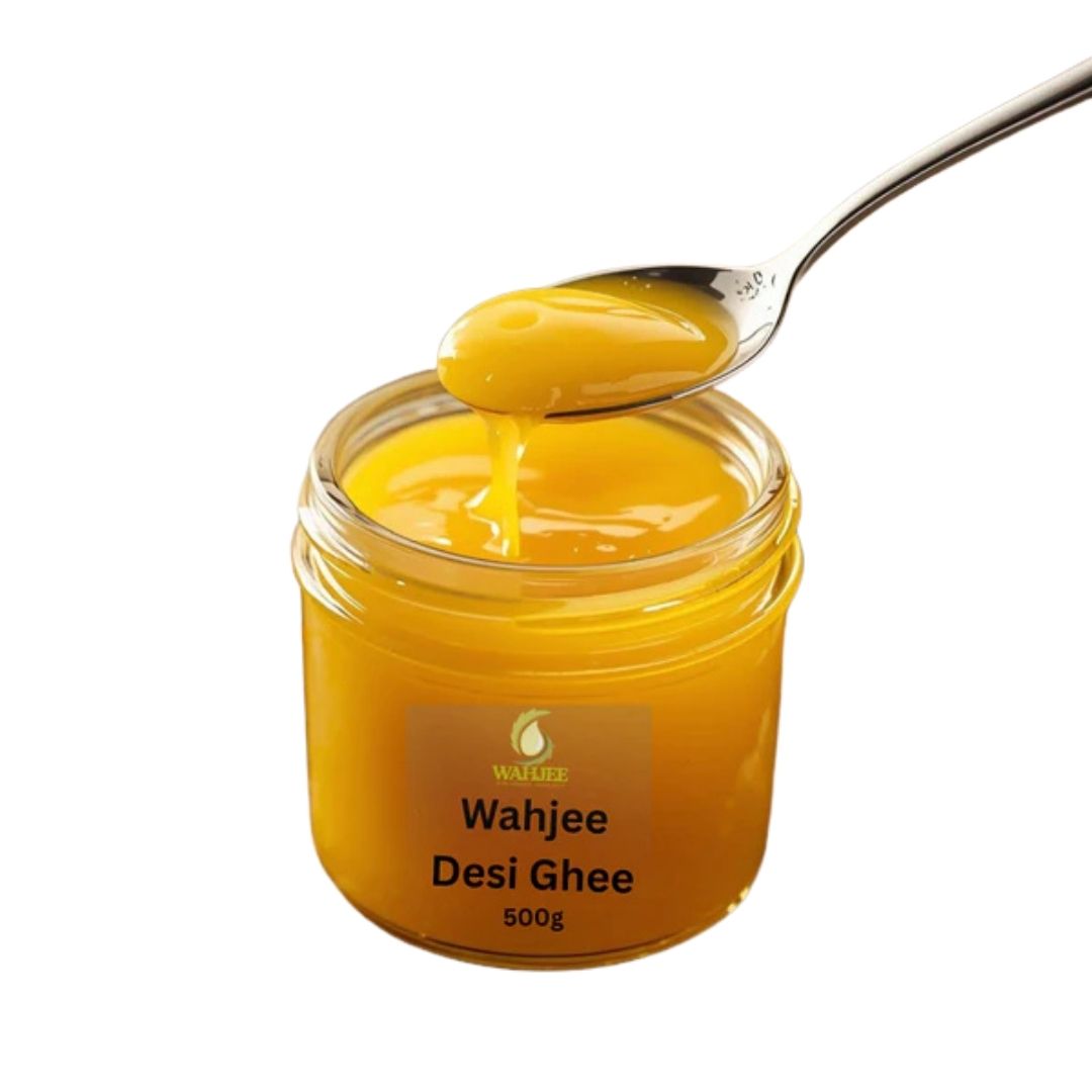 Wahjee Premium Desi Ghee – 100% Pure, Natural & Traditional Cow Ghee | Rich Aroma &