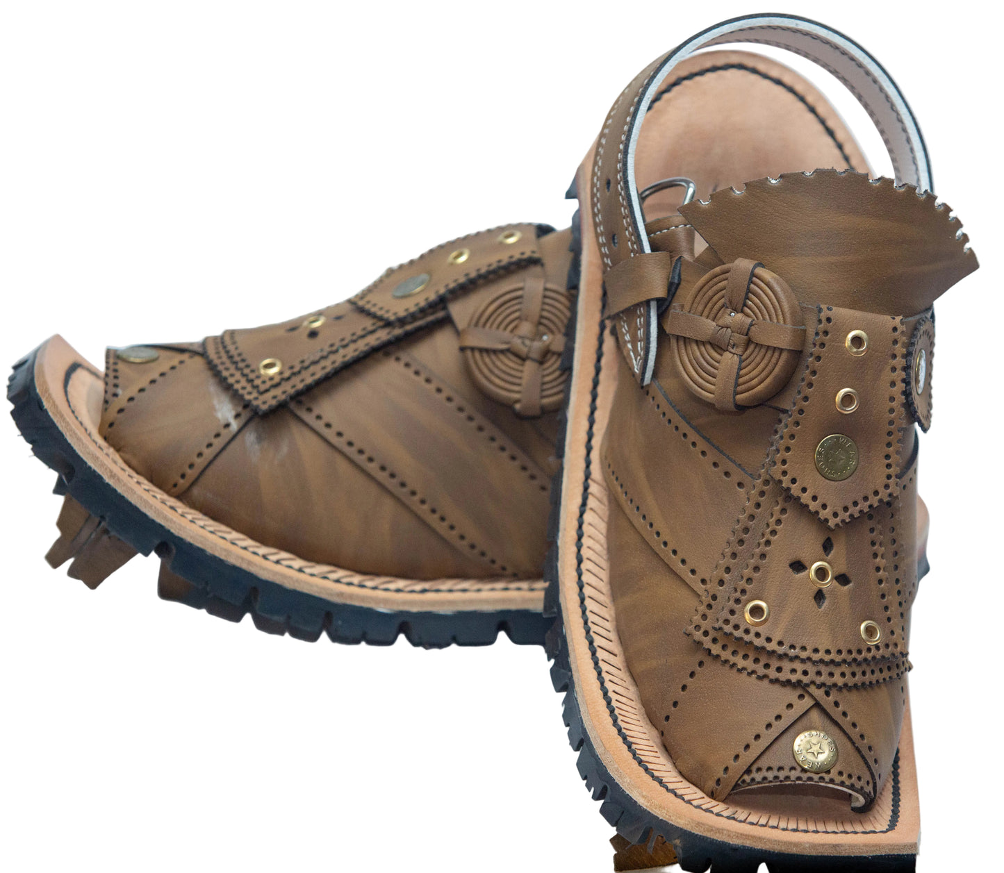 Traditional Balochi Chawat Sandal for Men | Balochi Chawat Comfort Sandal – Suede | Classic Chawat Balochi Sandal