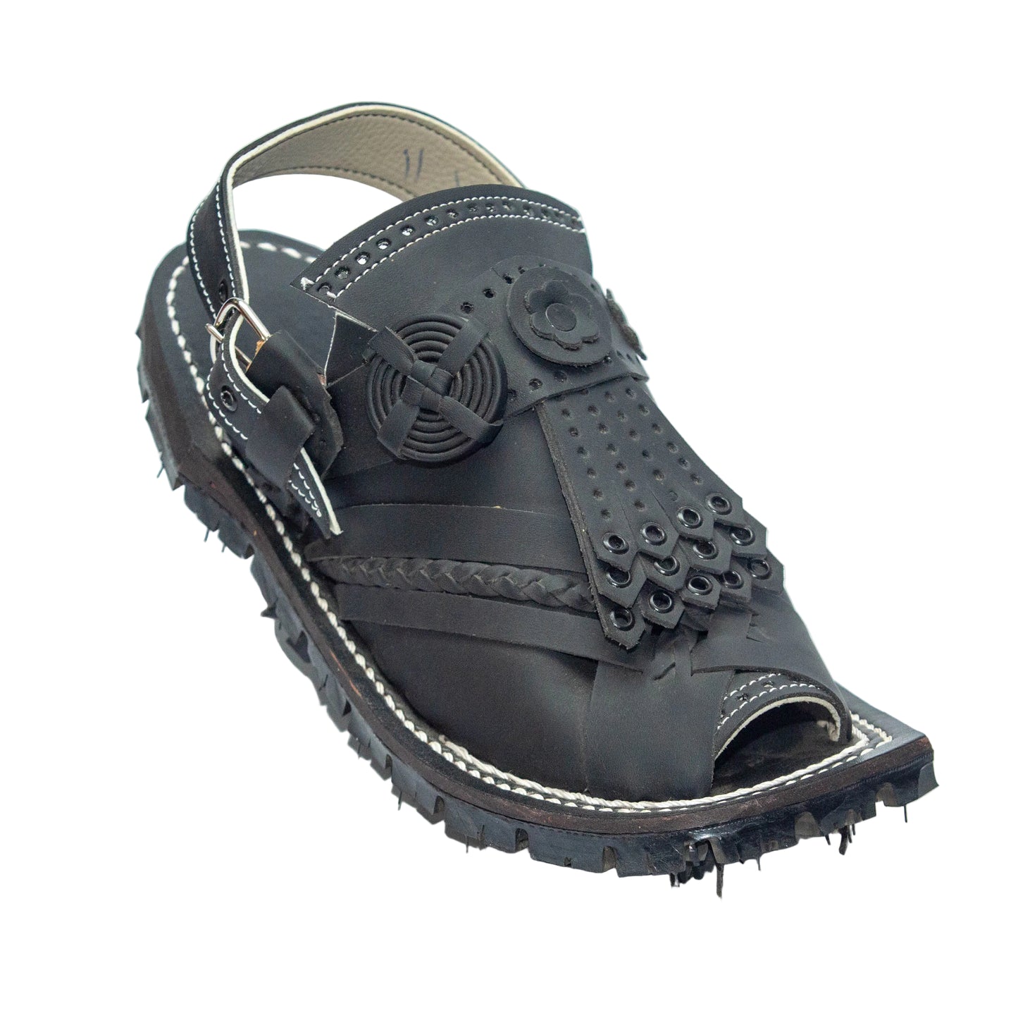 Balochi Chappal / Sandal – Chawat – Gents – Suede / Sabar Leather – Soft Insole