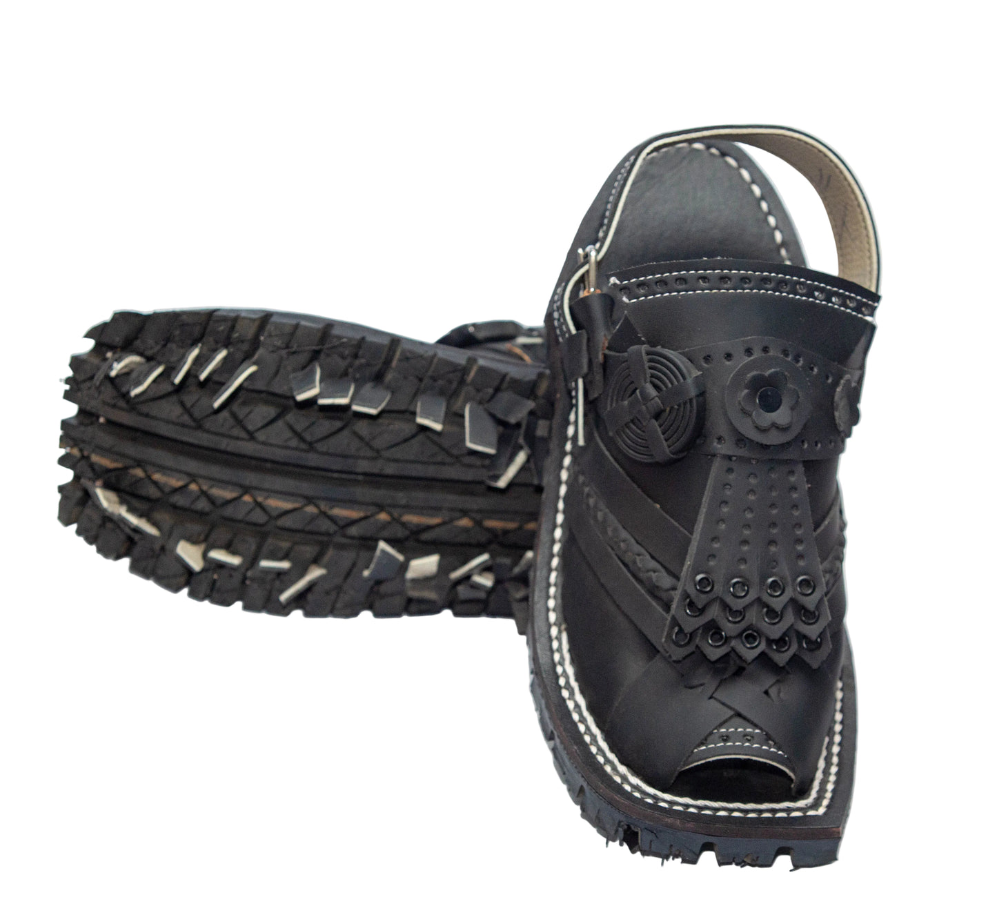 Balochi Chappal / Sandal – Chawat – Gents – Suede / Sabar Leather – Soft Insole