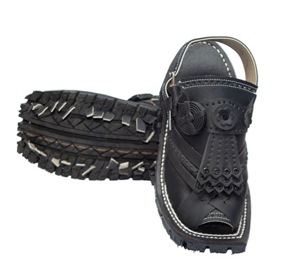 Balochi Chappal / Sandal – Chawat – Gents – Suede / Sabar Leather – Soft Insole