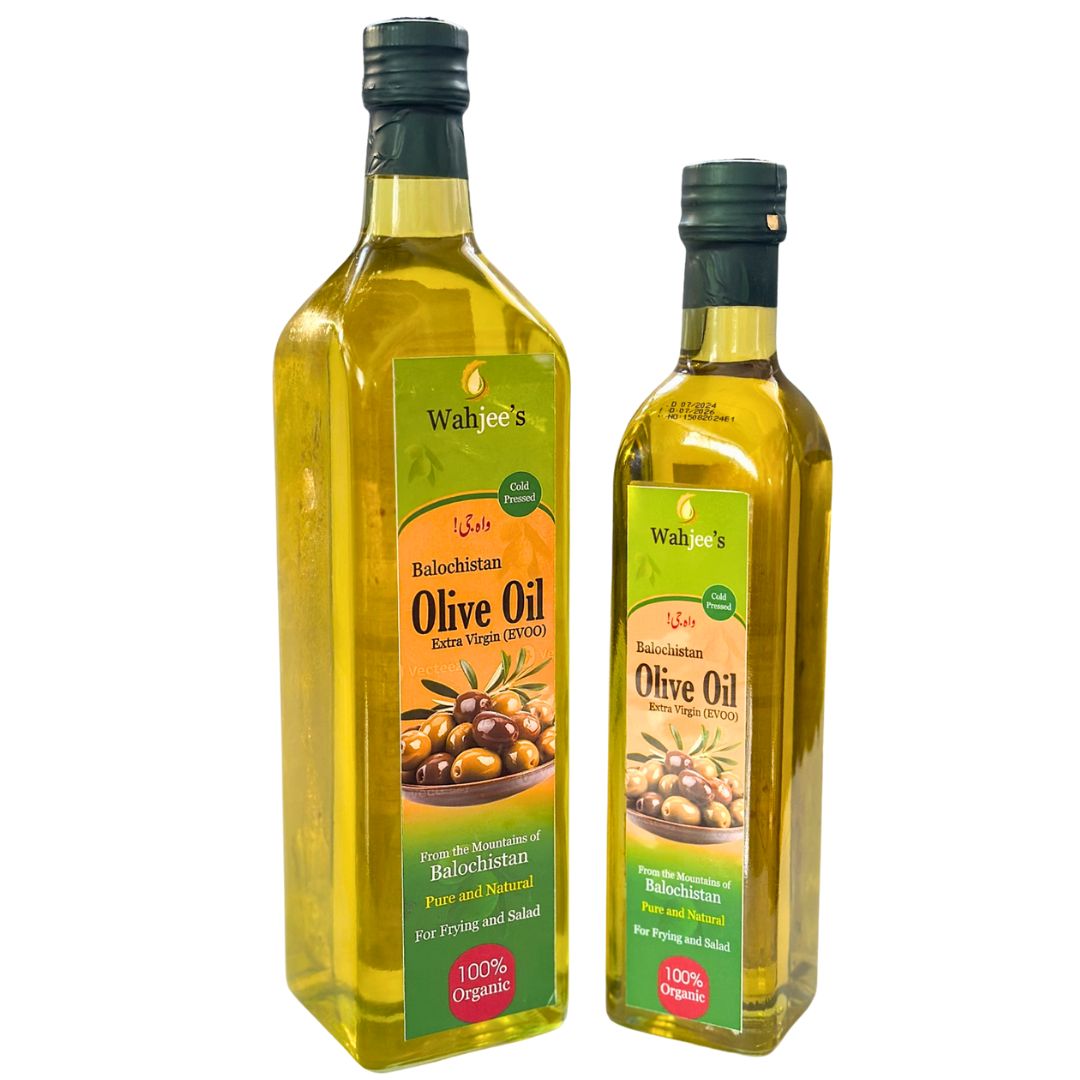 Wahjee Gold Extra Virgin Olive Oil – 100% Pure Cold-Pressed Baluchistan Olive Oil