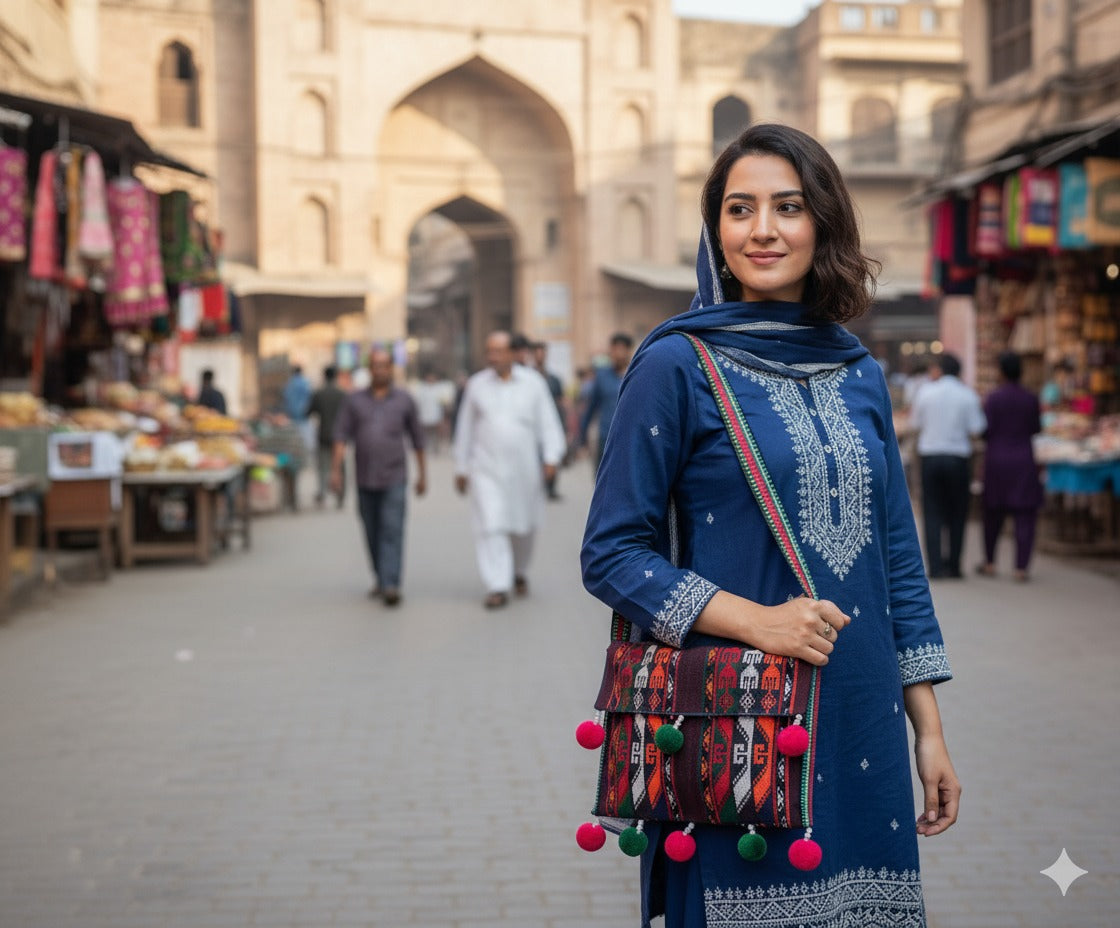 Shoulder bag | Handmade| Balochi | Cross body bag | Traditional