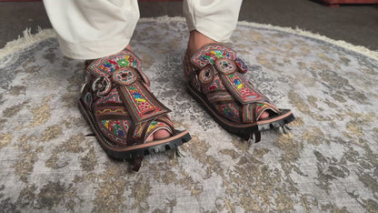 Balochi Chawat Sandal for Men – Premium Leather | Style 9